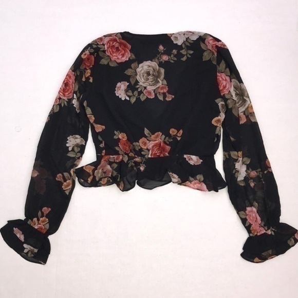Olivaceous Floral Blouse - Picture 9 of 10